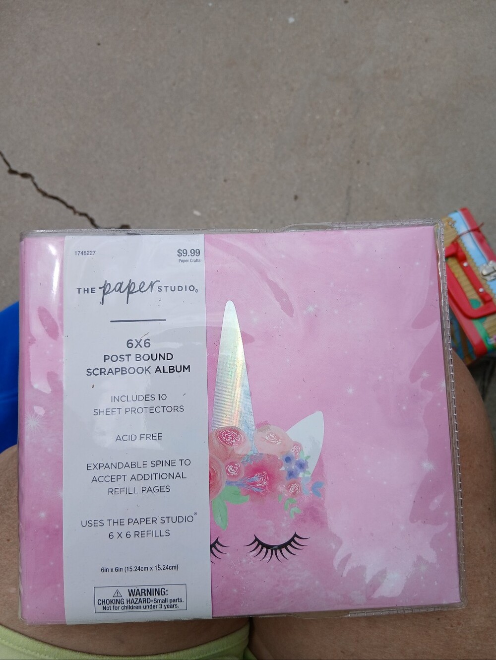 The Paper Studio Scrapbook Album Unicorn